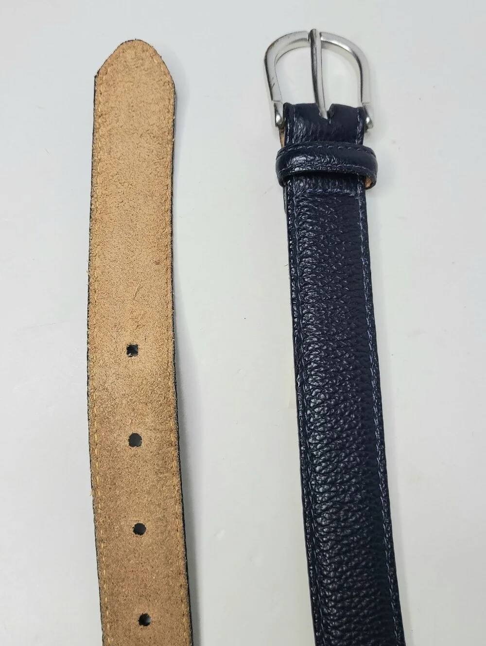 L.L. Bean Full Grain Genuine Leather Made in USA Vintage Belt